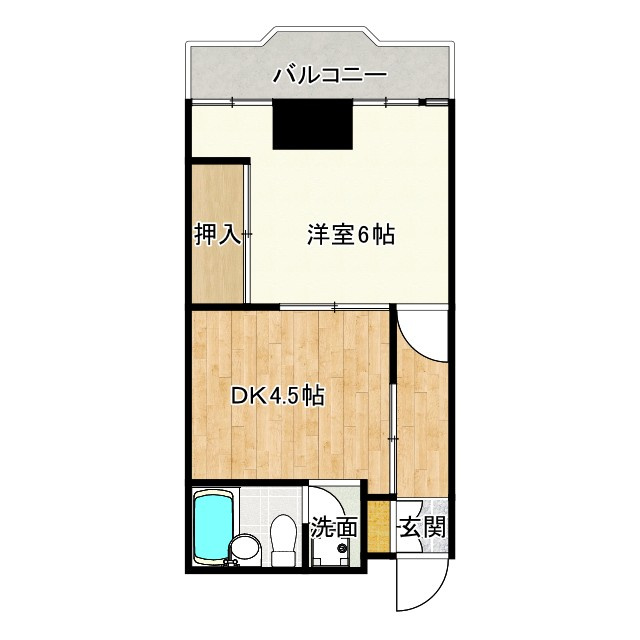 シャトー三和Ⅲ号館の間取り