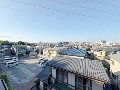 【展望】 | メインステージ鶴見　ペット飼育可/バス停約1分/オートロック | ◆前面には遮るものがなく、開放感と日当たりの確保がされております。現地にてこの眺望を是非ご確認ください。