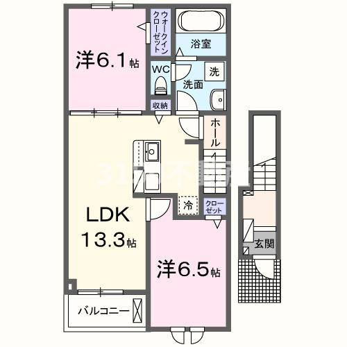 プレス　モート　ナナの間取り