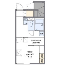 レオパレス若葉の間取り