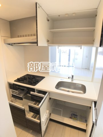 KS入谷EASTのキッチン|収納