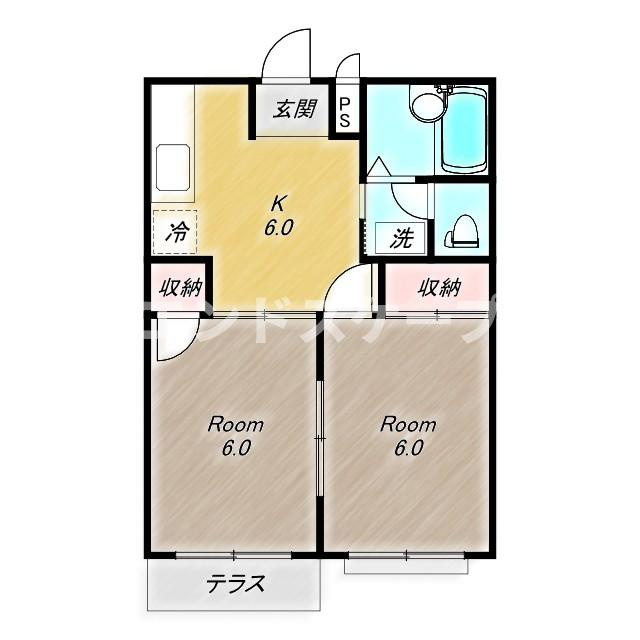 コーポラス蔵羅の間取り|高崎、前橋のお部屋探しはエンドスケープまで！お客様の理想お聞かせ下さい♪