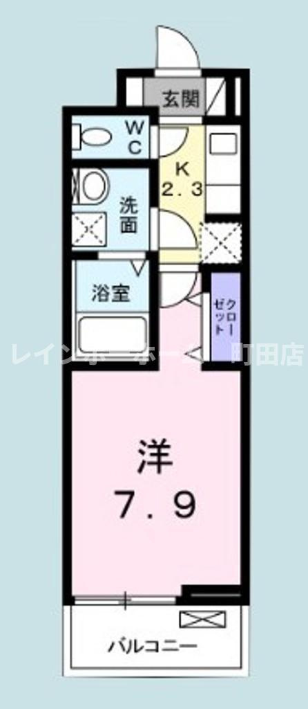 エクシード　2※初期費用分割あと払いサービス利用可能物件の間取り