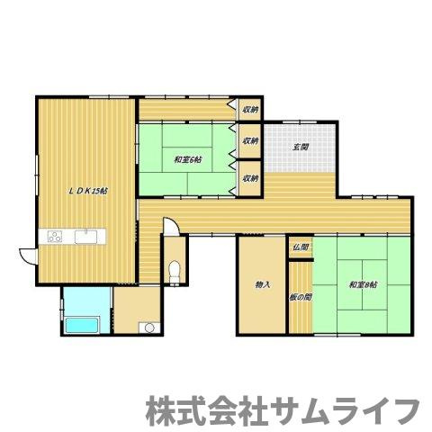 【間取り】 | 山野平家346坪敷地
