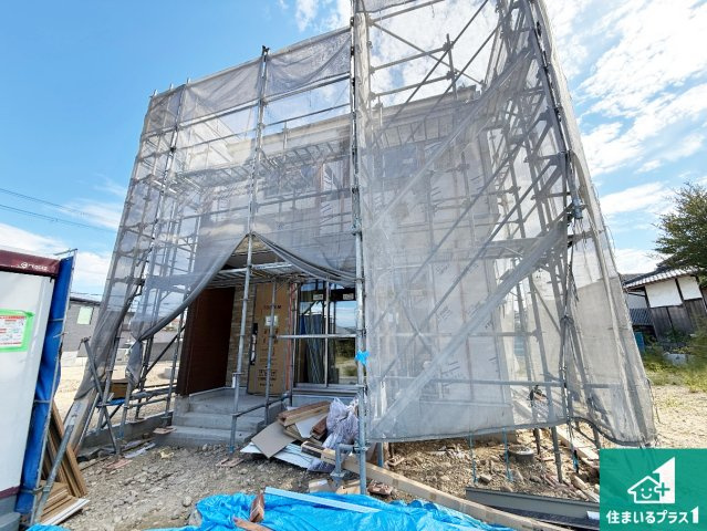 和泉市浦田町　第1期　新築一戸建ての外観|周辺は落ち着いた街並みの住宅地！子育てがしやすい住環境です！まだ未完成ですが、現地でしかわからない事もございます。是非一度ご覧ください。
