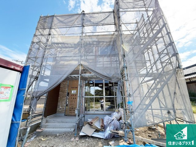 和泉市浦田町　第1期　新築一戸建ての外観|周辺は落ち着いた街並みの住宅地！子育てがしやすい住環境です！まだ未完成ですが、現地でしかわからない事もございます。是非一度ご覧ください。