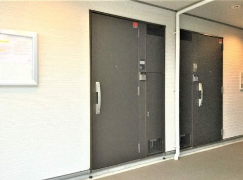 川崎市多摩区宿河原２丁目の賃貸マンションの玄関