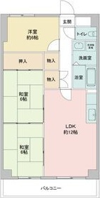 レジディア日比野の間取り