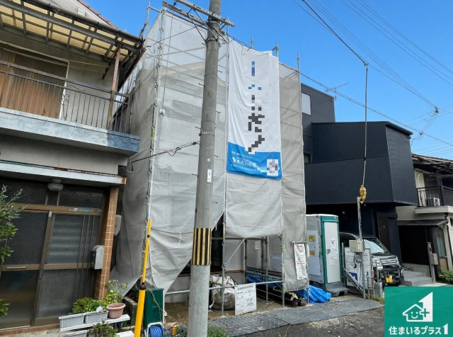 明石市西明石町　新築一戸建ての外観|現在の進捗状況です！順調に作業進行中、完成が待ち遠しいです！詳細の間取り等、お気軽にお問い合わせください！