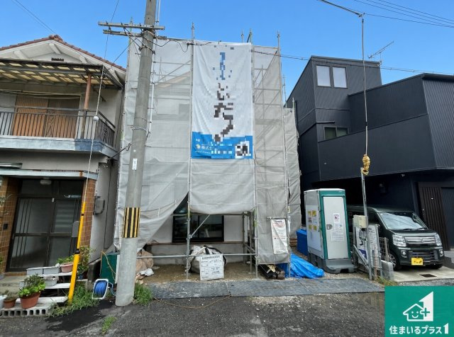 明石市西明石町　新築一戸建ての外観|現在建築中！落ち着いた街並みで新生活を始めることが出来そう！周辺の物件も併せてご紹介させて頂きます！