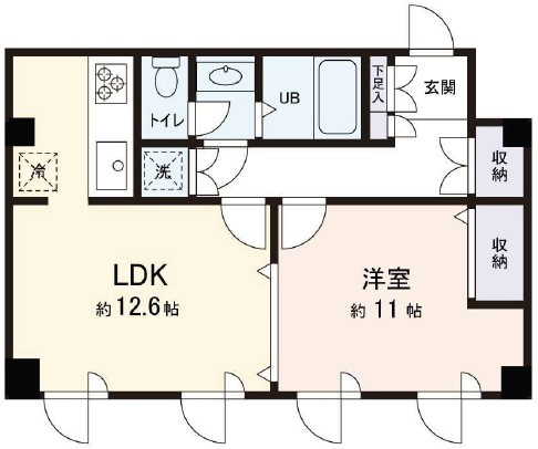 フェニックスコート砧の間取り|間取りです。