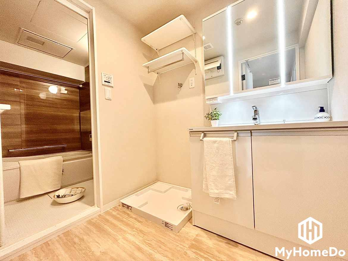 ファミール春日井の脱衣所