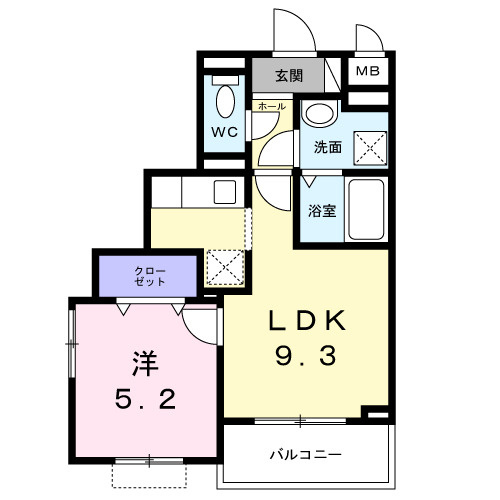 【間取り】 | ファイン　ビラ　レーブ　江坂