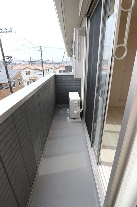クラレット　A棟のバルコニー