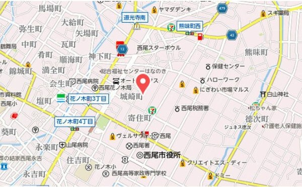 佃マンションB　　刈谷市近郊の賃貸はクラスホーム刈谷店の地図