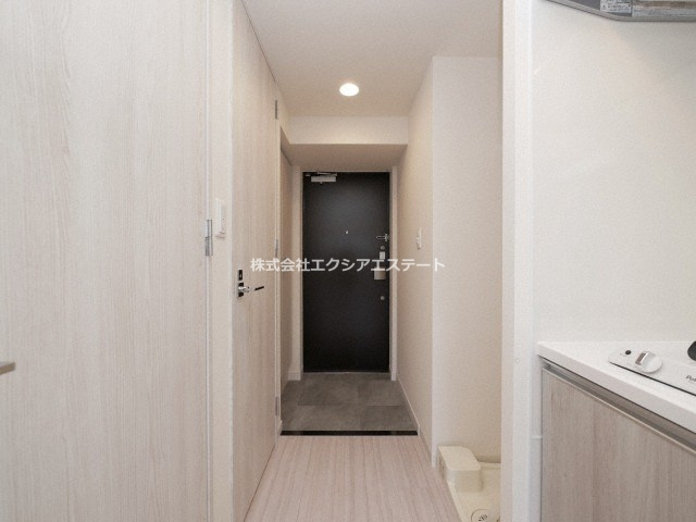 プレサンス上町台筆ヶ崎NORTHの玄関