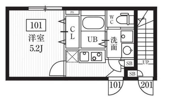 ミハス荻窪の間取り