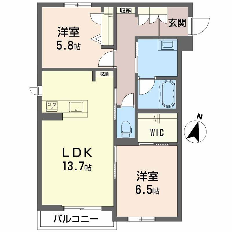 グランメゾン小野の間取り