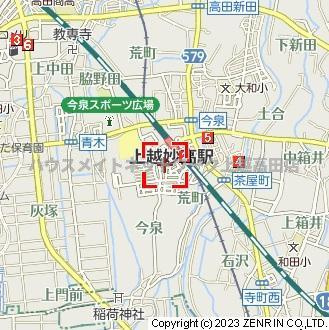 シャインピークス上越妙高 Ｃの地図|位置図