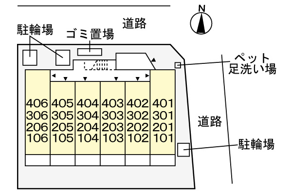 ヴェリーヌの区画図