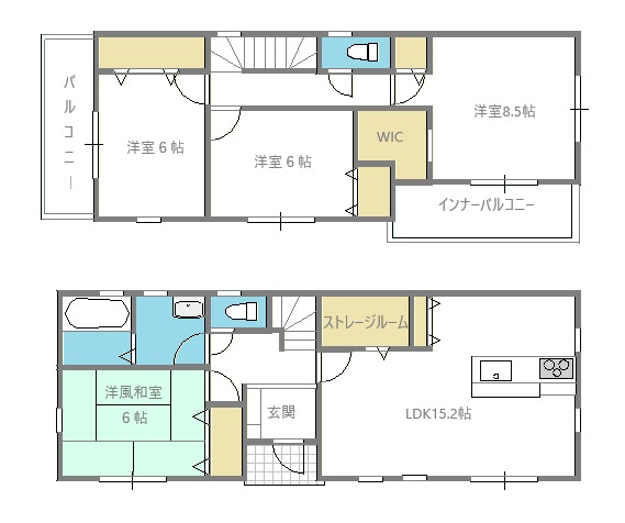 【間取り】の画像