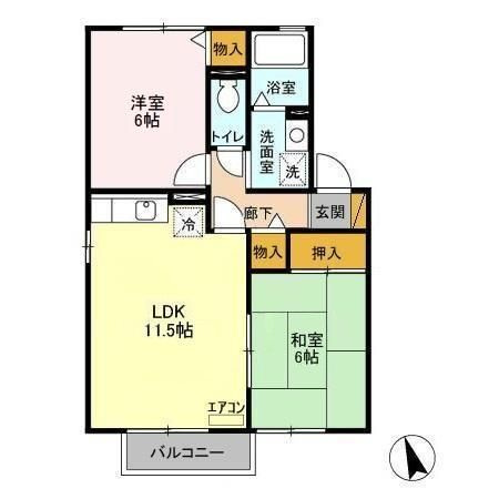 クレストの間取り
