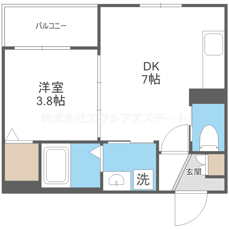 ロイヤルコートあびこの間取り