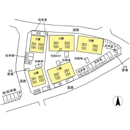 クレストパーク　Ａの区画図