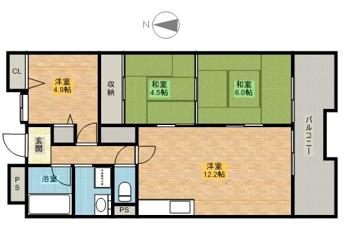 ボンメゾンフタバの間取り
