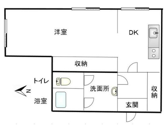 杉並区堀ノ内３丁目の賃貸マンションの間取り
