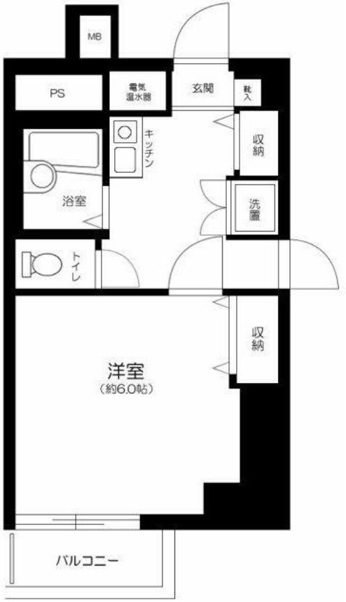 杉並区堀ノ内２丁目の賃貸マンションの間取り