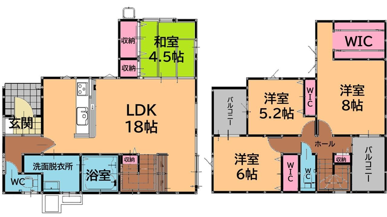 福岡市東区奈多3丁目1期の間取り
