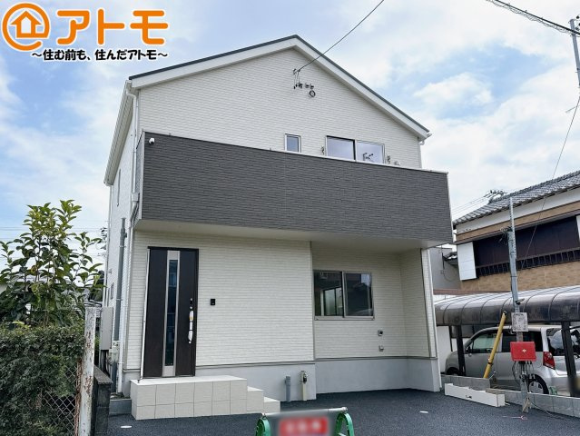 【外観】 | 清水区袖師町第6　新築戸建　全1棟 | どっしりとした外観は安心感のあるマイホームを実感できますね♪