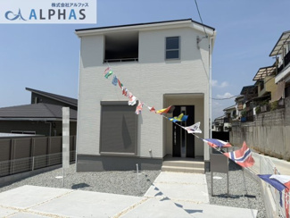 【外観】 | 明石市魚住町金ケ崎　新築戸建 | ■ガーデニングや家庭菜園を楽しんだり、小さなお子様がいるご家庭ではプールなどをして楽しめますね♪