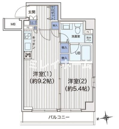 ライブコート大鳥居の間取り