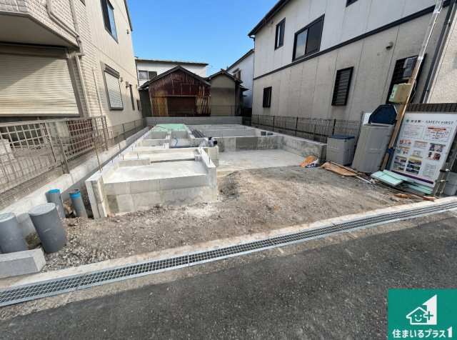 堺市堺区新在家町西　第1期　新築一戸建ての外観|現在の進捗状況です！順調に作業進行中、完成が待ち遠しいです！詳細の間取り等、お気軽にお問い合わせください！