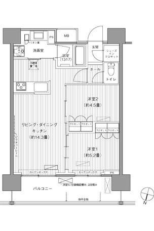 【間取り】 | ヒューリックレジデンス千葉中央