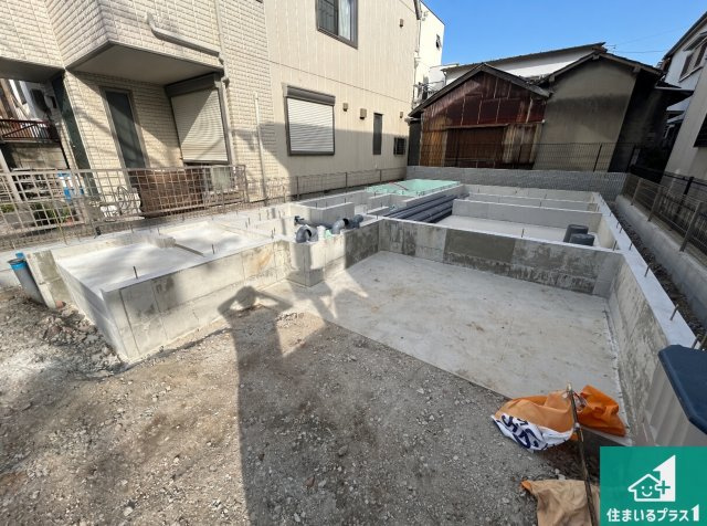堺市堺区新在家町西　第1期　新築一戸建ての外観|現在建築中！落ち着いた街並みで新生活を始めることが出来そう！周辺の物件も併せてご紹介させて頂きます！
