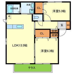 【間取り】 | シャーメゾン光明池