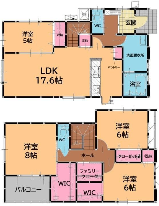 福岡市東区奈多3丁目1期の間取り