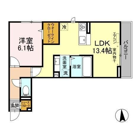 クレールモアの間取り