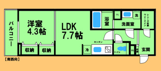 【間取り】 | リブリ・淵野辺Ⅲ