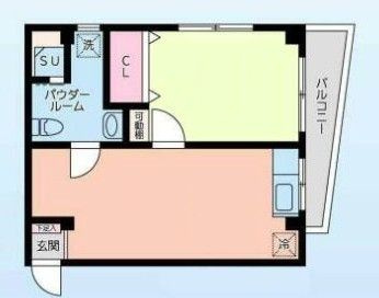 コントレールセンジュベースの間取り|間取りです。
