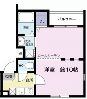 【間取り】 | ＣＡＳＡ　Ｂ．Ｂ．　ＣＵＢＥ | 間取りです。