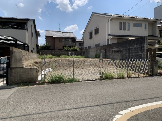 京都市北区紫竹上ノ岸町　建築条件無し売土地の外観
