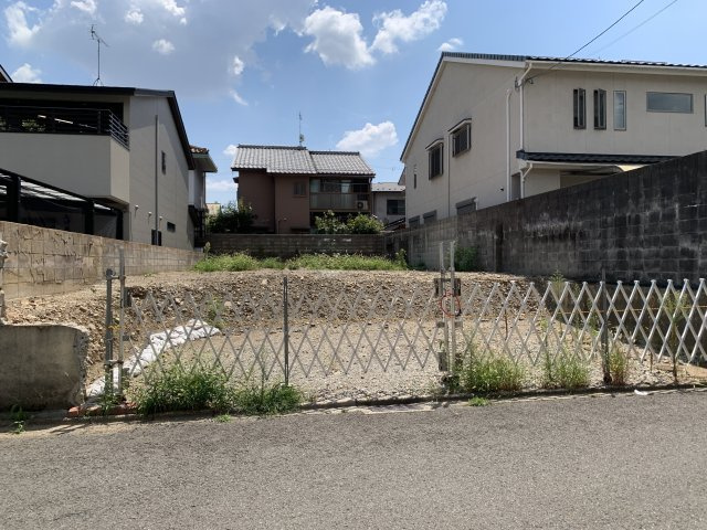 京都市北区紫竹上ノ岸町　建築条件無し売土地の外観