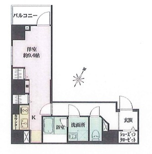 WHARF文京茗荷谷の間取り