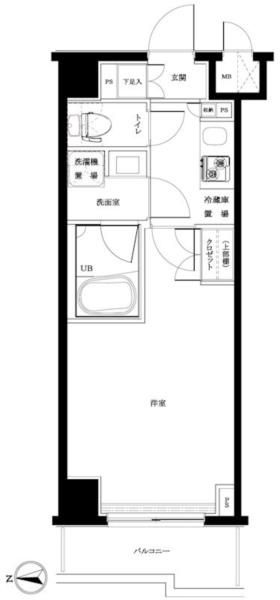ルーブル高島平の間取り