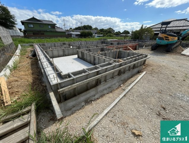 岸和田市今木町　第1期　新築一戸建ての外観|現在の進捗状況です！順調に作業進行中、完成が待ち遠しいです！詳細の間取り等、お気軽にお問い合わせください！
