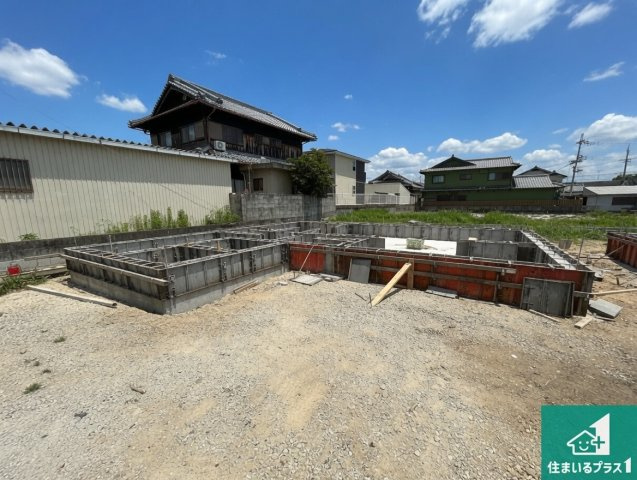 岸和田市今木町　第1期　新築一戸建ての外観|周辺は落ち着いた街並みの住宅地！子育てがしやすい住環境です！まだ未完成ですが、現地でしかわからない事もございます。是非一度ご覧ください。